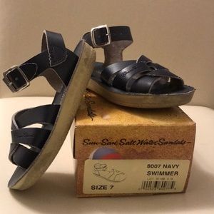 Navy Swimmer Saltwater Sandals